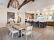 Modern kitchen with island, breakfast bar, and dark wood cabinetry at 19405 Ganton Ave, Lakewood Ranch, FL 34202