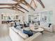 Spacious living area showcasing an open floor plan and access to the backyard at 19405 Ganton Ave, Lakewood Ranch, FL 34202