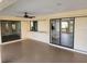 Covered patio with access to kitchen and pool at 25484 Terrain Ln, Punta Gorda, FL 33983