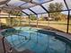 Relaxing screened pool with backyard view at 25484 Terrain Ln, Punta Gorda, FL 33983