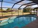 Refreshing screened pool with backyard view at 25484 Terrain Ln, Punta Gorda, FL 33983