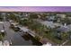 Waterfront home with private dock and pool; stunning canal views at sunset at 4611 Shark Dr, Bradenton, FL 34208