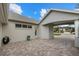 Exterior view of garage with paver driveway at 4611 Shark Dr, Bradenton, FL 34208