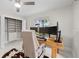 Home office features built-in shelving and a spacious work area at 4611 Shark Dr, Bradenton, FL 34208