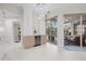 Spacious living area with pool view and access to patio at 4611 Shark Dr, Bradenton, FL 34208