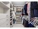 Large walk-in closet with ample shelving and hanging space at 4611 Shark Dr, Bradenton, FL 34208