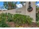 Community entrance with Vizcaya lettering and festive holiday wreath at 6101 34Th W St # 19H, Bradenton, FL 34210