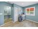 Bright kitchen features white cabinets, wood countertops, and modern appliances at 6101 34Th W St # 19H, Bradenton, FL 34210