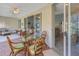 Enjoyable screened patio with seating for four and access to the interior at 6101 34Th W St # 19H, Bradenton, FL 34210