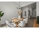 Bright dining room featuring modern decor and plenty of seating for entertaining at 8328 Sea Glass Ct, Sarasota, FL 34240