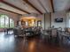 Clubhouse interior with seating, kitchen, and pool table at 8752 Bellussi Dr, Sarasota, FL 34238