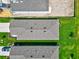Top-down view of new homes and yards at 9016 Waxwing Way, Parrish, FL 34219