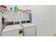 Laundry room with washer and dryer, and storage at 9016 Waxwing Way, Parrish, FL 34219