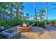 Outdoor fire pit area with comfortable seating, perfect for relaxing at 915 Seaside Dr # 312 Weeks 16-17, Sarasota, FL 34242