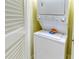 Convenient laundry room with stackable washer/dryer at 915 Seaside Dr # 312 Weeks 16-17, Sarasota, FL 34242