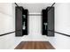 Minimalist closet space with floating shelves and rod at 2326 Gull Ln, Sarasota, FL 34237