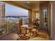 Balcony with seating and stunning water views at 35 Watergate Dr # 804, Sarasota, FL 34236