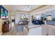 Bright and airy living room with comfy sofas and pool view at 3618 Summerwind Cir, Bradenton, FL 34209