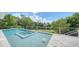 Backyard pool and jacuzzi with waterfront views at 4815 Featherbed Ln, Siesta Key, FL 34242