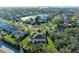 Property's aerial view highlighting its neighborhood and landscape at 5003 86Th Street W Ct, Bradenton, FL 34210