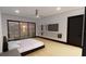 Bright bedroom with ocean views and built-in shelving at 639 Cornwell On The Gulf, Venice, FL 34285