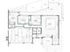 Floor plan showcasing a spacious layout with multiple bedrooms and a garage at 639 Cornwell On The Gulf, Venice, FL 34285
