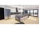 Modern kitchen featuring a large island and stainless steel appliances at 639 Cornwell On The Gulf, Venice, FL 34285