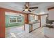 Kitchen with granite countertops and stainless steel appliances at 7720 Judith Cres, Port Richey, FL 34668