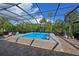 Modern, screened-in pool with ample deck space at 931 Mangrove Edge Ct, Bradenton, FL 34208