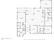 One-story house floor plan featuring multiple bedrooms, bathrooms, and a screened patio at 13930 Old Creek Ct, Parrish, FL 34219
