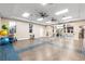 Yoga and Pilates studio with mirrors and exercise mats at 13930 Old Creek Ct, Parrish, FL 34219
