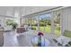 Relaxing sunroom offering scenic backyard views at 2771 Golf Course Dr # 101, Sarasota, FL 34234