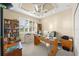 Office with desk, bookshelves, and natural light at 518 Luminary Blvd, Osprey, FL 34229