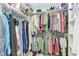 Spacious walk-in closet with ample hanging space and shelving at 6055 Worsham Ln # 104, Lakewood Ranch, FL 34211