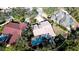 Aerial view of house, pool, and surrounding landscape at 1221 89Th Nw St, Bradenton, FL 34209