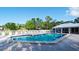 Refreshing community pool and patio area at 1221 89Th Nw St, Bradenton, FL 34209