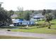 Aerial view of storm damaged house and neighborhood at 2815 Us-41 N, Palmetto, FL 34221