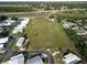 Panoramic aerial perspective of a vibrant community, close to highways, showcasing spacious lots and varied home styles at 2815 Us-41 N, Palmetto, FL 34221
