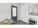Cozy entryway with stylish decor, creating a welcoming first impression at 2820 Wood St, Sarasota, FL 34237