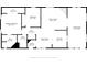 Floor plan showing the layout of the home's rooms at 3386 Oakwood N Blvd, Sarasota, FL 34237