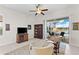 Relaxing Gathering room with sliding doors leading to the pool at 4252 Wordsworth Way, Venice, FL 34293