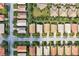 Bird's-eye view of community street and homes at 4311 65Th E Ter, Sarasota, FL 34243
