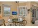 Cozy breakfast nook with views of the lanai at 6504 Copper Ridge Trl, Bradenton, FL 34201