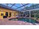 Stunning pool area with covered patio and spa at 8309 Farington Ct, Bradenton, FL 34202