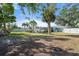 Private backyard with mature landscaping at 907 60Th Nw St, Bradenton, FL 34209