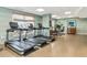 Modern fitness center with treadmills and other cardio equipment at 915 Seaside Dr # 604, Sarasota, FL 34242