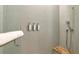 Clean shower with unique tile and built-in soap dishes at 915 Seaside Dr # 604, Sarasota, FL 34242