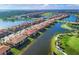 Aerial view of upscale community near golf course at 10796 Tarflower Dr # 102, Venice, FL 34293