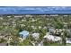 Wide aerial view of a home nestled in a residential neighborhood at 1103 Citrus Ave, Sarasota, FL 34236