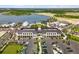 Aerial view of a town center with ample parking at 11877 Hunters Creek Rd, Venice, FL 34293